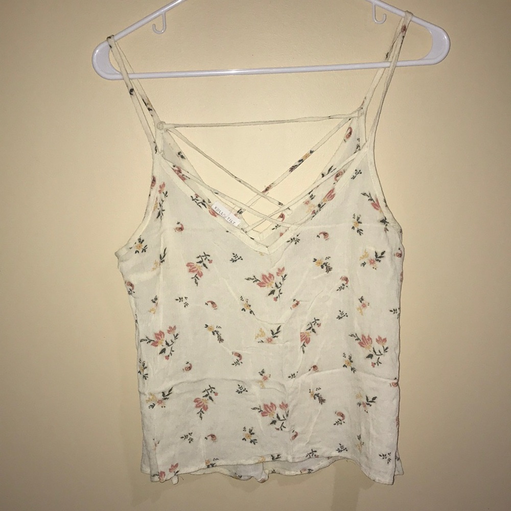 Floral tank top